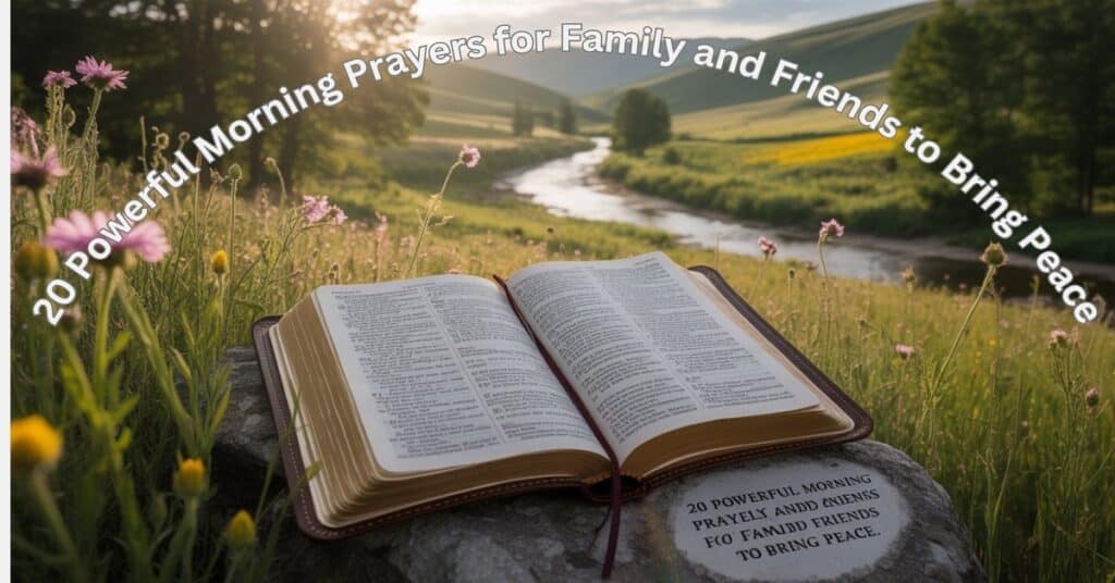 20 Powerful Morning Prayers for Family and Friends to Bring Peace