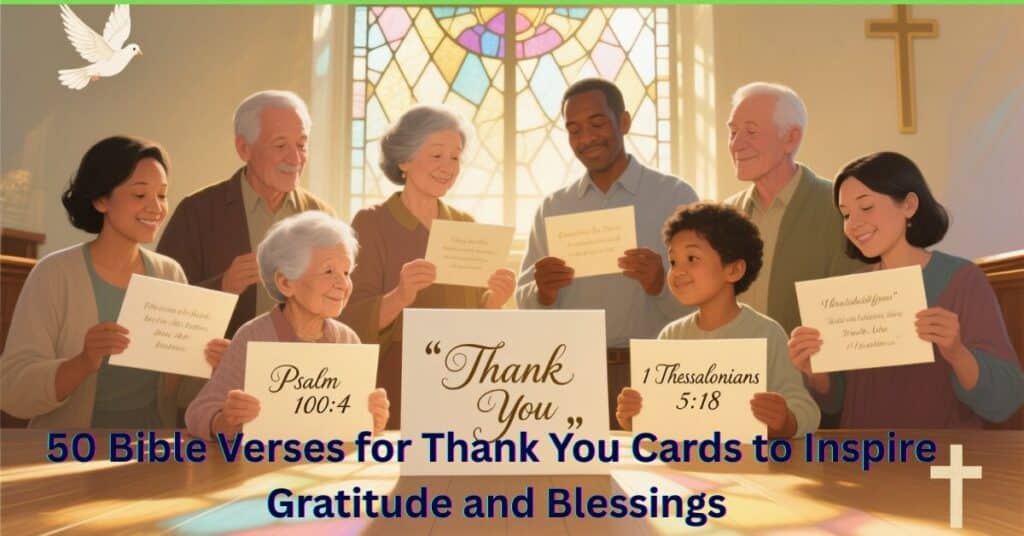 50 Bible Verses for Thank You Cards to Inspire Gratitude and Blessings