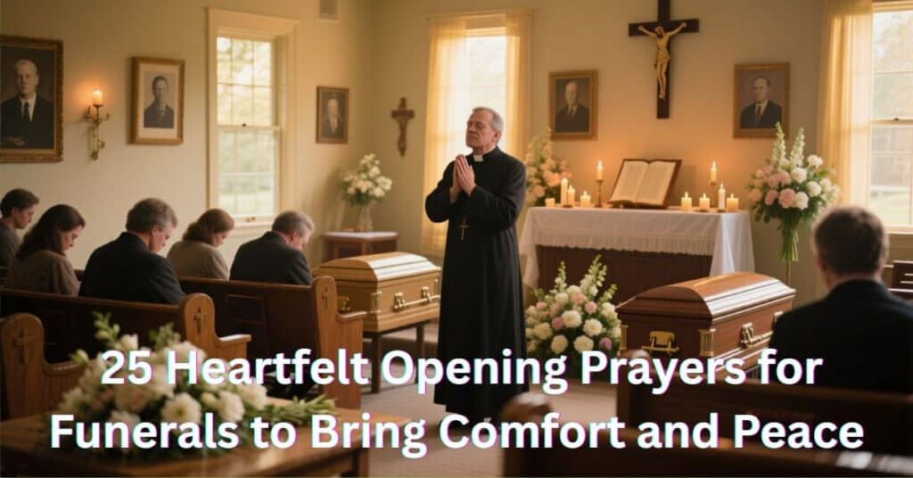 25 Heartfelt Opening Prayers for Funerals to Bring Comfort and Peace