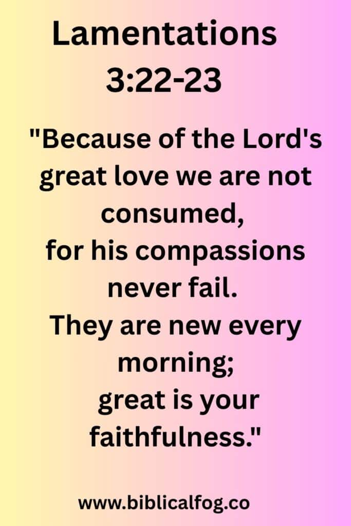 Verses About God's Love and Faithfulness
