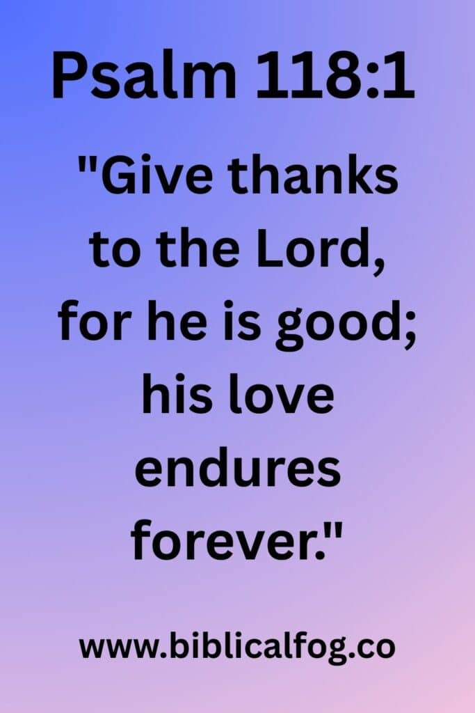 Verses of General Thanksgiving and Praise